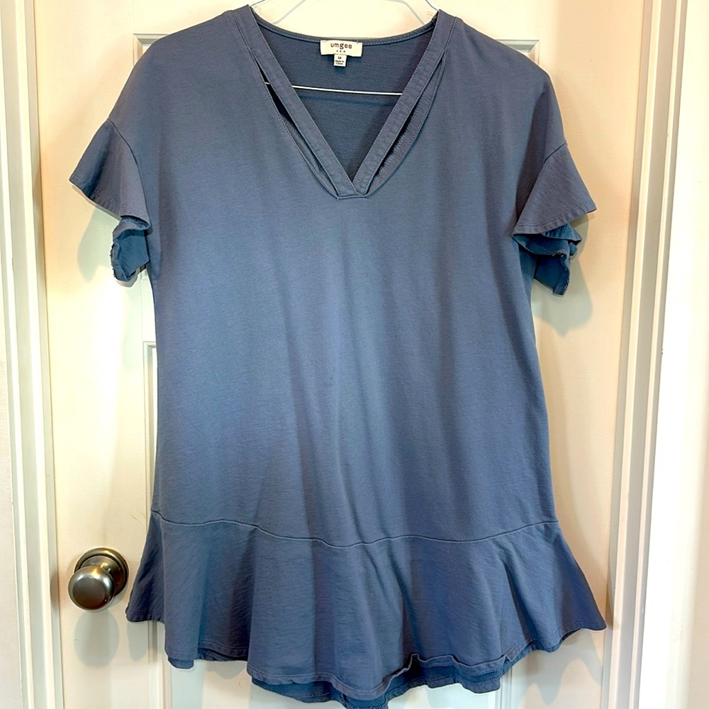 Umgee Cornflower Blue Tunic